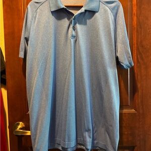 lululemon athletica Men's Light Blue Polo Shirt
